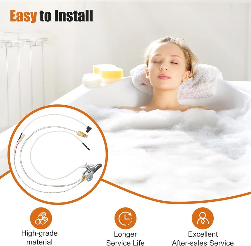 Miumoon 233-47845-05 Water Heater Pilot Assembly Compatible with Bradford White Water Heater, 233-47845-05 Pilot Assembly Replace for 415-47845-05, 233-47845-02A, 233-47845-03 Pilot Assembly - Image 4